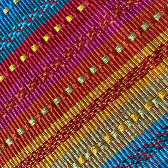 New Bundle Fall color striped multicolor placemats - Picture 3 of 5